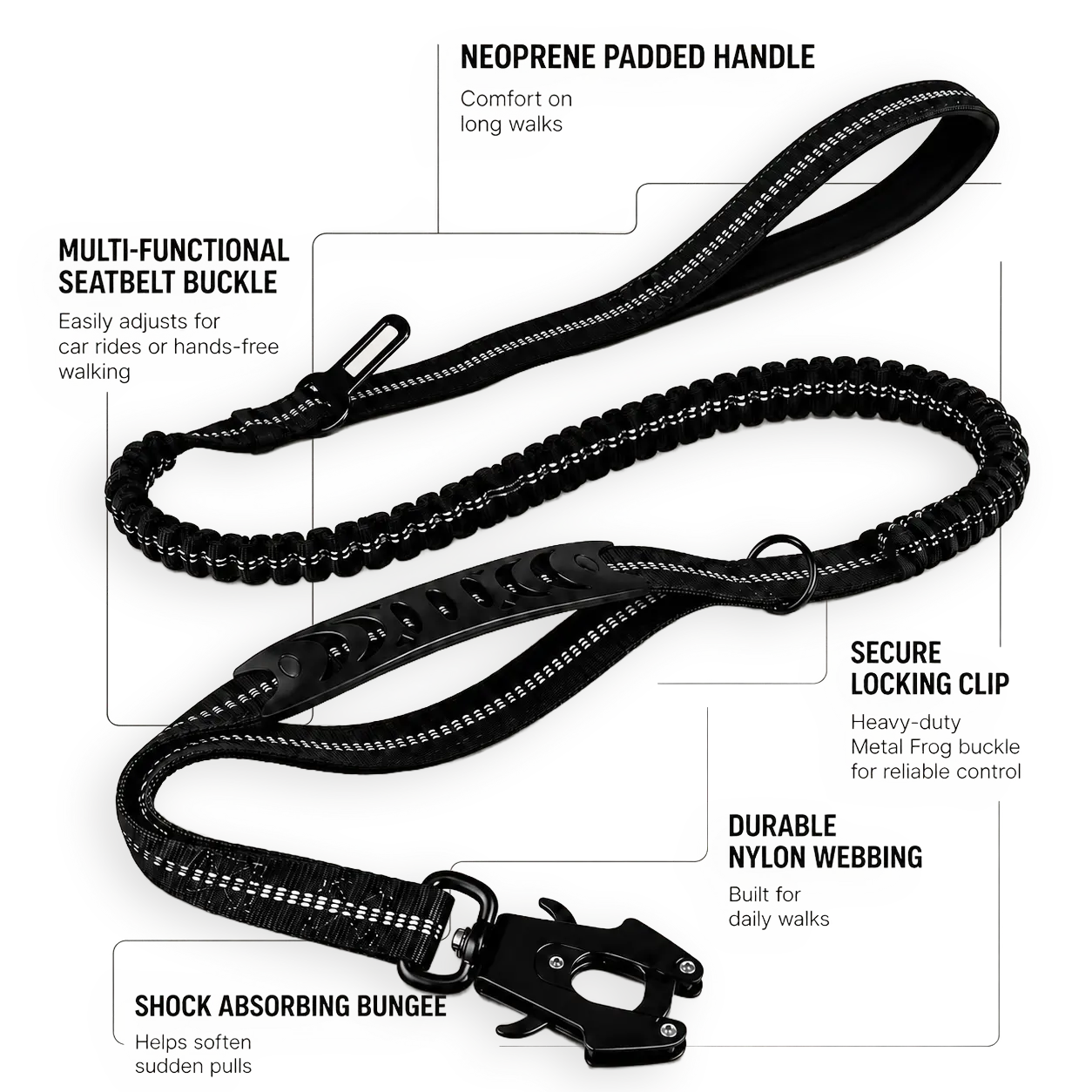 TrailFlex™ Bungee Leash