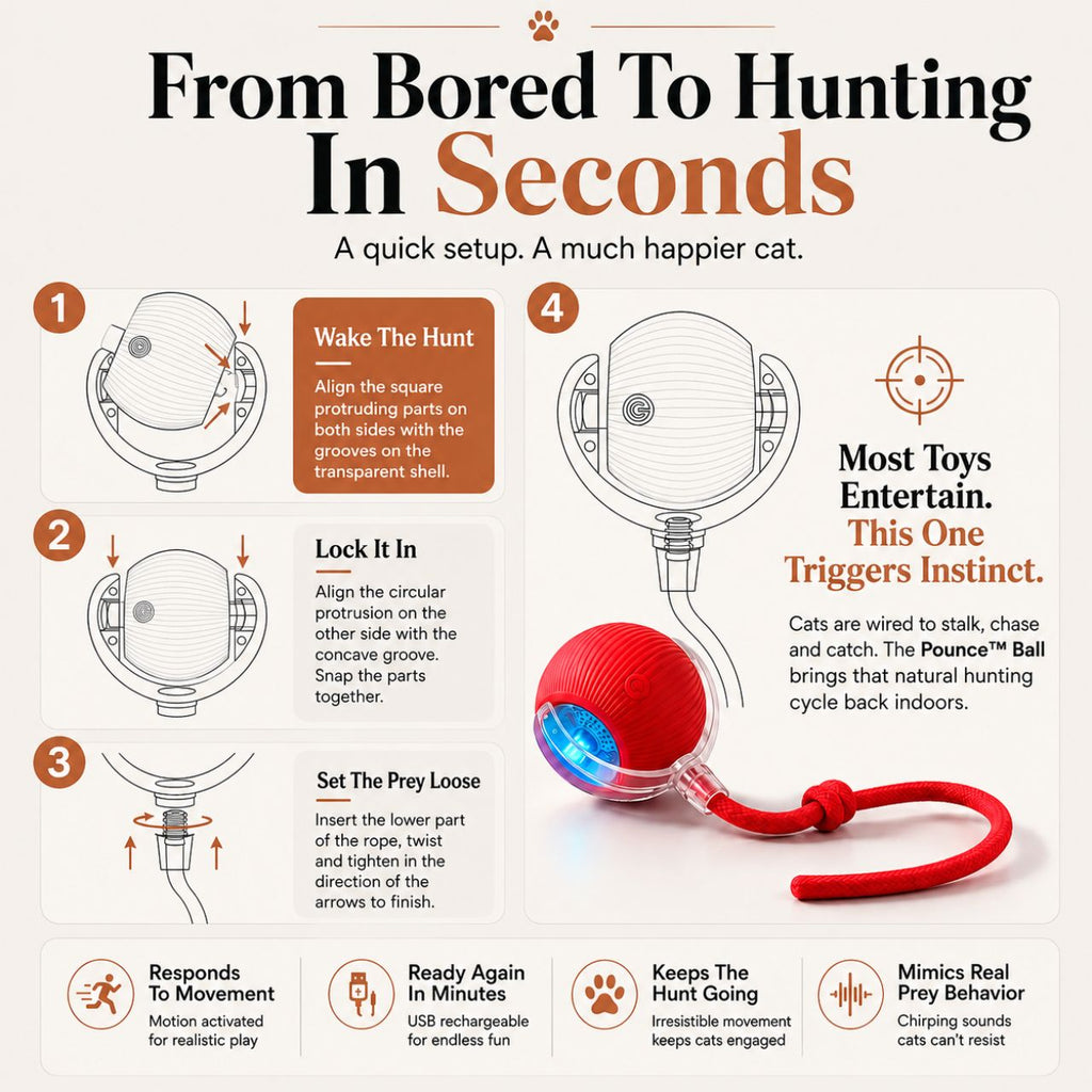 Pounce™ Self-Rolling Ball