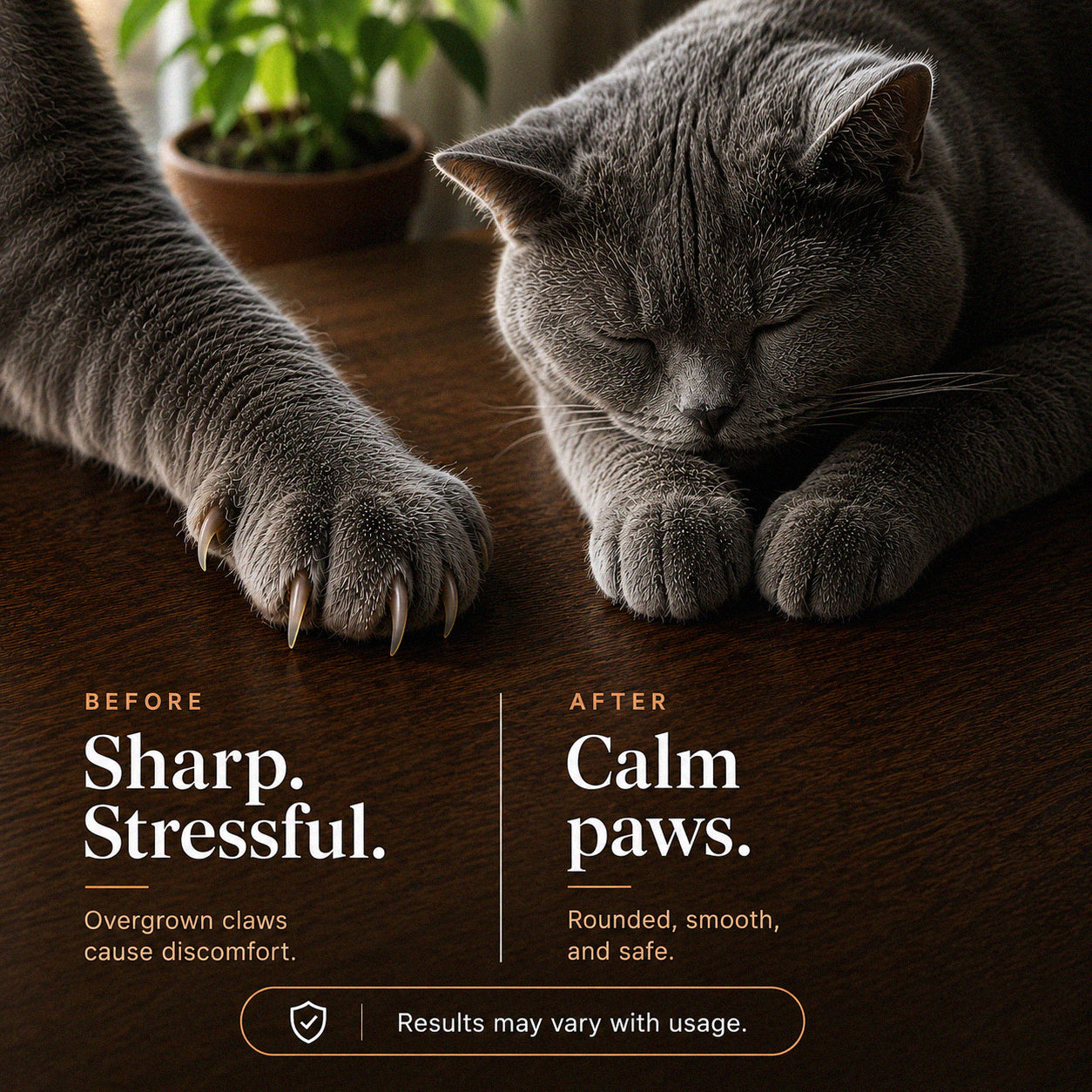 Stress-free nail trimming for dogs and cats using CalmClip