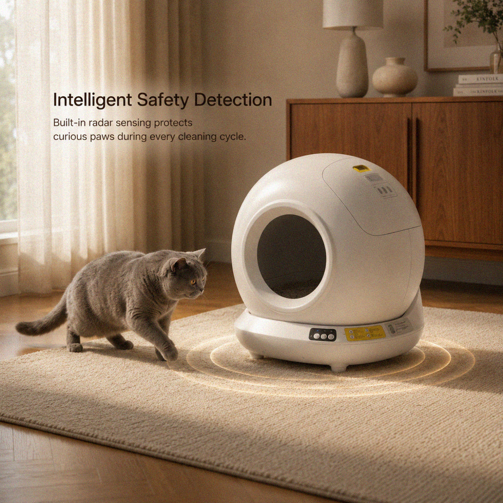 FreshGuard automatic cat and dog feeder in modern home environment